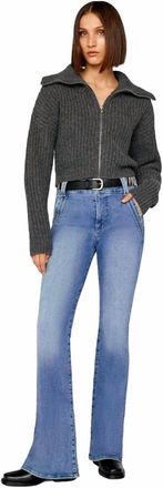 Frame Denim Double Detail Flare Denim Jeans In Merced