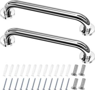 OEM Barandillas Para Personas Mayores (paquete De 2), Barra De Apoyo Para Ba&ntilde;o De 30 Cm, Acero Inoxidable, Antideslizante