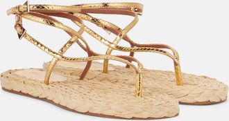 PARIS TEXAS Sandali infradito Hydra in pelle