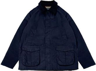 Fortela Bristol Waxed Canvas Jacket in Navy Blue at Nordstrom, Size 54 Eu
