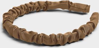 Simons Womens Gathered satin headband