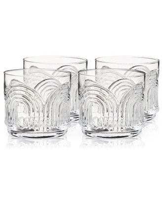 Viski Beau Lowball Tumblers Set Of 4