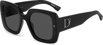 Dsquared2 D2 0063/S ANS/IR Womens Sunglasses Black Size 53