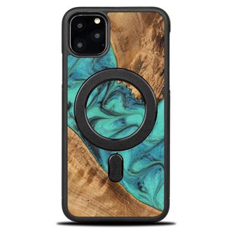 OEM Funda Bewood Unique Para Iphone 11 Pro Max - Turquesa Con Magsafe