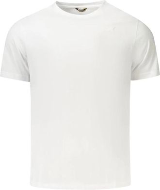 K-Way Witte Katoenen Heren T-Shirt - Heren - T-shirts - Wit - XL - Katoen - Tops