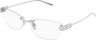 Balenciaga Cat-eye Optisch Montuur - Dames - Brillen - Grijs - 62 MM - Accessoires