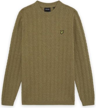 Lyle & Scott Heren, Truien, Groen, Maat: XL Linnen