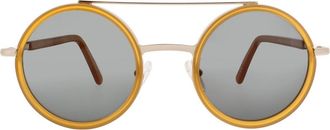 Andy Wolf Bliss I Mens Sunglasses Orange Size 49