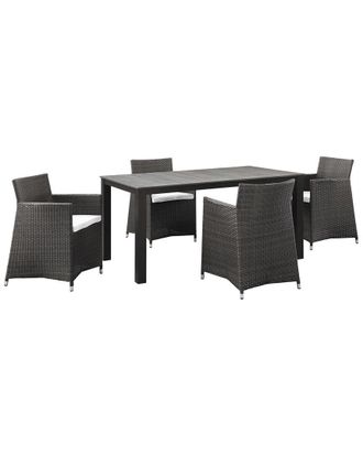 ModWay Junction 5Pc Outdoor Patio Wicker Rattan Dining Set