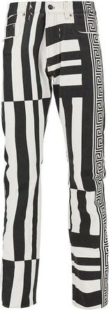 Versace Denim jeans with Sylvester print Man 34