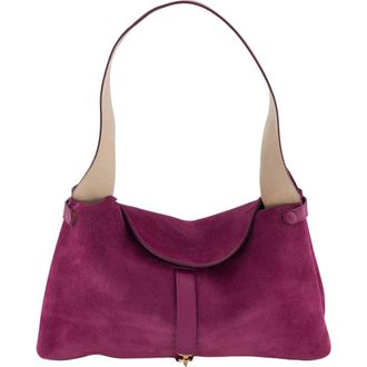 Ree Projects Florencia Suede Shoulder Bag in Cardinal at Nordstrom