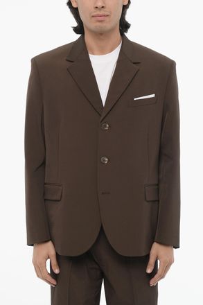 Neil Barrett Giacca 3 Bottoni Slim Fit Due Spacchi Revers Classico Neil Barrett