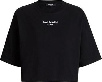 Balmain Mujer, Camisetas, Negro, Talla: S
