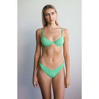 Dippin' Daisy's Swimwear Daphne Underwire Bikini Top in Pickleball Terry at Nordstrom, Size X-Small