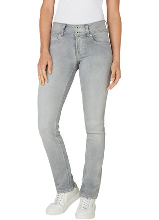 Pepe Jeans London Slim-fit-Jeans »SLIM JEANS LW« mit doppeltem Knopfverschluss