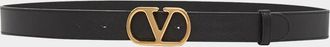 Valentino Garavani VLogo Signature Cut-to-Size Leather Belt, 30MM