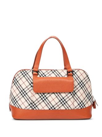 Burberry Borsa tote a quadri - Toni neutri