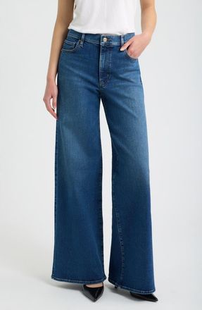 Frame Denim The Palace High Waist Wide Leg Jeans in Rinse at Nordstrom, Size 27