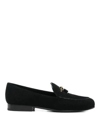 Tory Burch Shoes Lock Smoking Slipper in suede
