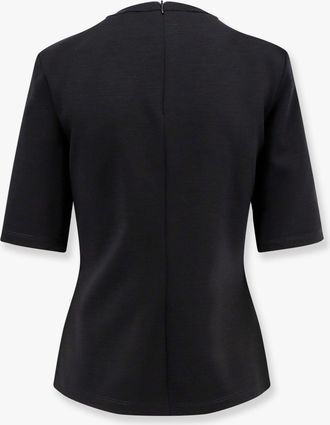 Max Mara Womens T-Shirt Peter Black Wool T-Shirts & Jerseys