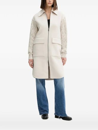 Desigual knit sleeve pocket coat - Toni neutri