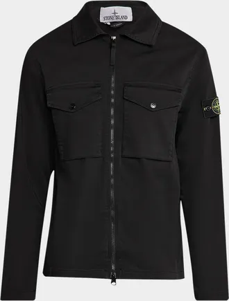 Stone Island Men & apos;s Full-Zip Overshirt