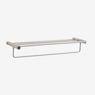 Sklum Toallero De Pared Para Ba&ntilde;o Con Balda En Acero Inoxidable Devon Sklum