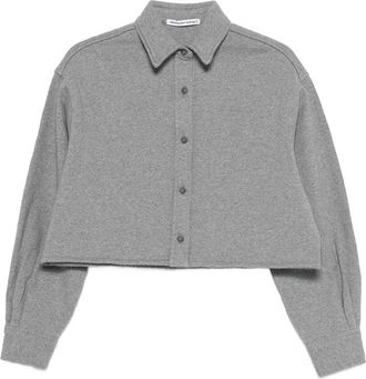 Alexander Wang Buttoned Cropped Top