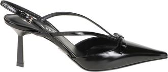 Prada Decollet&eacute; - Dames - Pumps - Zwart - 37 1/2 EU - Leer - Schoenen