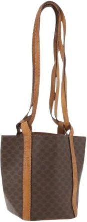 Celine Pre-owned Bucket Bags, female, Brown, Size: ONE SIZE Pre-owned Vintage Bucket Bag