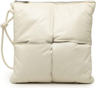 Bottega Veneta White Leather Clutch Bag (Pre-Owned)