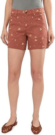 Toad&Co Earthworks Camp Shorts Womens Shorts Copper Print : 10 5.5, Tencel/Lyocell/Elastane