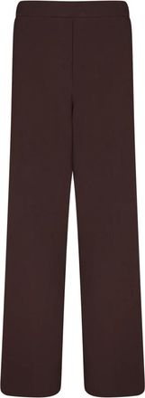 Blanca Vita Wijde Broek - Dames - Wijde Broeken - Bruin - XL - Polyester - Broeken