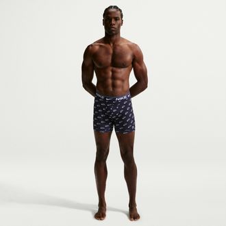 Nike Mens Dri-FIT Ultra Comfort Boxer Briefs (3-Pack) in Black | KE1257-408