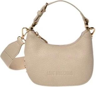 Love Moschino Tassen, Dames, Beige, ONE Size, Leer, Schoudertas