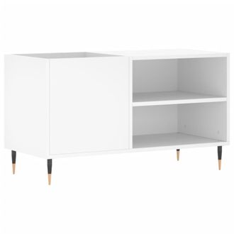 vidaXL Mueble Para Discos Madera De Ingenier&iacute;a Blanco 85x38x48 Cm Vidaxl