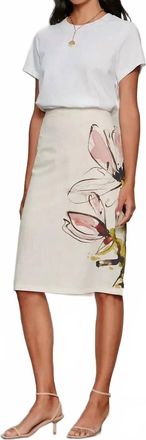 Sanctuary Spring Pencil Skirt In Fleur