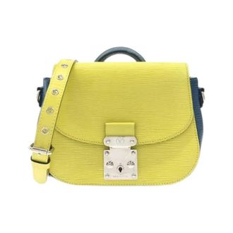 Louis Vuitton Pre-owned Epi Eden Leather Shoulder Bag - Dames - Pre-owned - Groen - Maat: ONE Size Leer