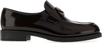 Prada Black Leather Loafers