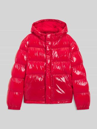 HUGO BOSS Regular Fit Steppjacke mit Kapuze Modell BARO in Rot, Größe XXL