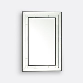 La Redoute Interieurs Rechthoekige spiegel, afgeschuinde afwerking, breedte 60 x hoogte 90 cm, Andella