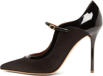 Generic Women Closed Toe Fashion High Heels Pointed Toe Stiletto Buckle Strap Mary Jane Dress Shoes Comfortable Office Wedding Dance Party Pumps Shoes,Black,2