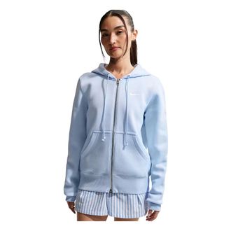 Nike Phoenix Fleece Full-Zip Hoodie - Dames - Sport - Blauw - Maat: XS Fleece