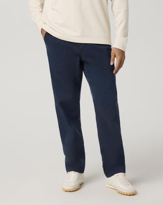 Vuori Clothing Benton Twill Elastic Waist Pants Relaxed Fit 30 | Ink | XS, Size Extra Small