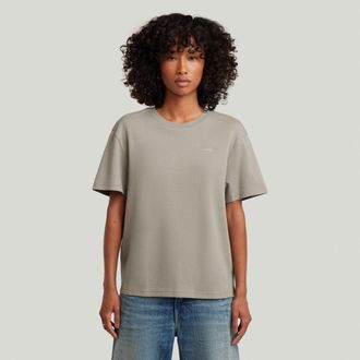 G-Star Logo T-Shirt - Beige - Dames