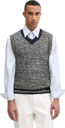 Wales Bonner Shade Gebreide Vest - Heren - Spencers - Veelkleurig - L - Truien & Vesten