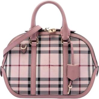Burberry Pre-owned The Orchard Handbag - Dames - Vintage Handtas - Roze - ONE Size - Leer - Vintage