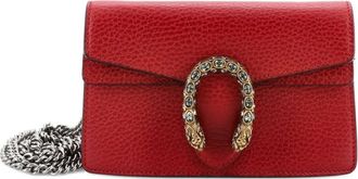 Gucci Dionysus Bag Leather Super Mini clutch bag - Rood