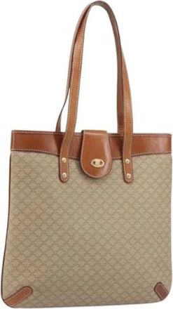 Celine Pre-owned Tote Bags, female, Beige, Size: ONE SIZE Pre-owned Vintage Tote Bag