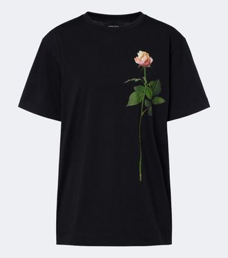 Simone Rocha Camiseta de jersey de algod&oacute;n